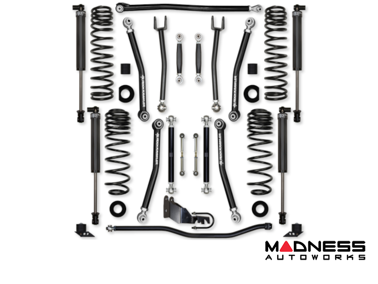 Jeep Wrangler JL Lift Kit - Rock Krawler - X Factor (No Limits) - 2021+ Jeep Wrangler JL Lift Kit - Rock Krawler - X Factor (No Limits) - 2021+